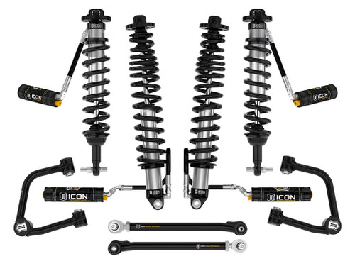 ICON 2021-2023 Bronco Sasquatch 2-3" Lift Stage 6 Suspension System Tubular UCA Heavy Rate Rear Spring - K40016TX