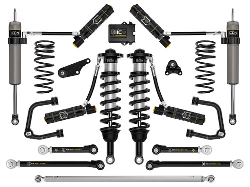 ICON 2024-2025 Toyota Tacoma 1.25-3" Lift Stage 13 Suspension System Tubular - K53303T