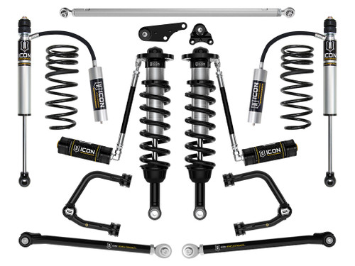 ICON 2024-2025 Toyota Land Cruiser 250 Series 1.25-3" Lift Stage 4 Suspension System Tubular - K53364T
