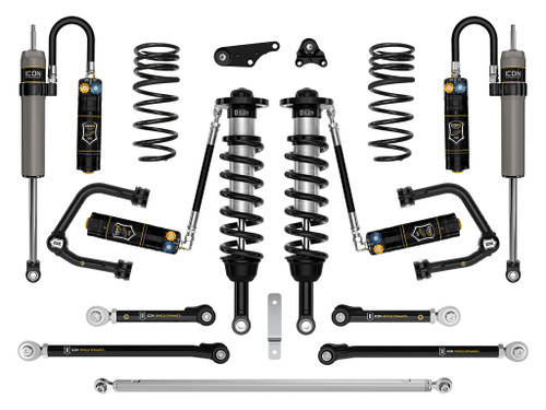 ICON 2024-2025 Toyota Land Cruiser 250 Series 1.25-3" Lift Stage 9 Suspension System CDXS Tubular - K53369TD