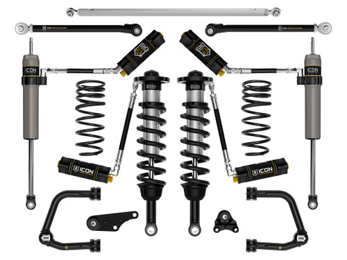 ICON 2025 Toyota 4Runner 4WD 1.25-3" Lift Stage 8 Suspension System Tubular - K53408T