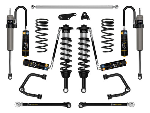 ICON 2025 Toyota 4Runner 4WD 1.25-3" Lift Stage 9 Suspension System Tubular - K53409T