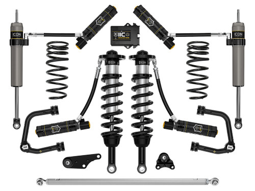 ICON 2025 Toyota 4Runner 4WD 1.25-3" Lift Stage 12 Suspension System Tubular - K53412T