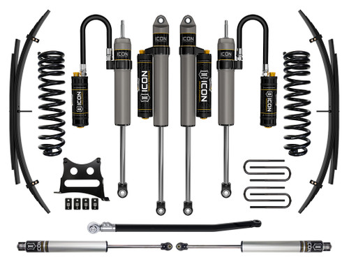 ICON 2011-2016 Ford F-250/F-350 Super Duty 4WD Diesel 2.5" Lift Stage 5 Suspension System w/ Expansion Packs - K62585