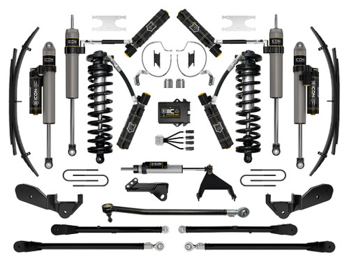 ICON 2023-2025 Ford F-250/F-350 Super Duty 4WD 4-5.5" Lift Stage 9 Coilover Conversion System w/ Expansion Packs - K63179L