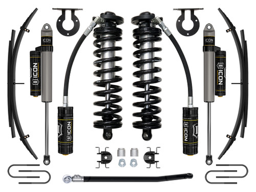ICON 08-10 Ford F250/F350 2.5-3" Lift Stage 3 Coilover System w/ Leaf Springs - K63183