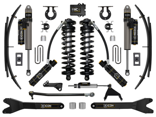 ICON 2023-2025 Ford F-250/F-350 Super Duty 4WD 2.5-3" Lift Stage 6 Coilover Conversion System with Radius Arms and Expansion Packs - K63206RL