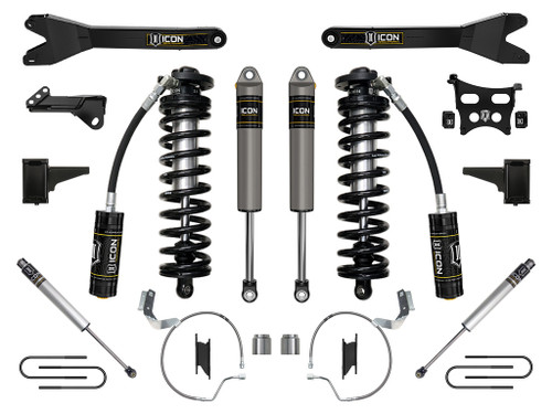 ICON 2023-2025 Ford F-250/F-350 Super Duty 4WD 4-5.5" Lift Stage 3 Coilover Conversion System w/ Radius Arms - K63213R