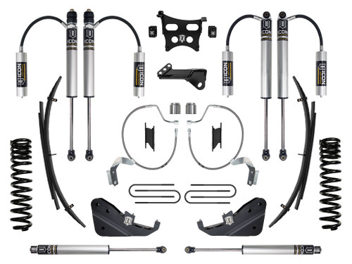 ICON 2023-2025 Ford F-250/F-350 Super Duty 4WD Gas 4.5" Lift Stage 2 Suspension System w/ Expansion Packs - K64532L