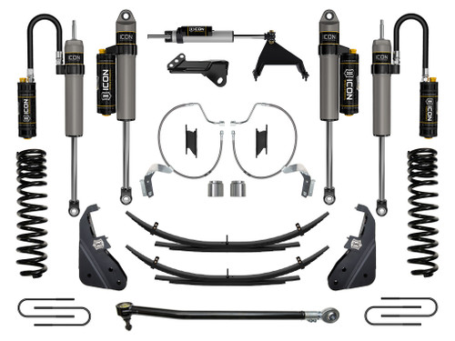 ICON 2023-2025 Ford F-250/F-350 Super Duty 4WD Diesel 4.5" Lift Stage 5 Suspension System w/ Expansion Packs - K64545L