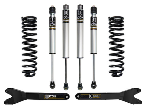 ICON 2023-2025 Ford F-250/F-350 Super Duty 4WD Diesel 2.5" Lift Stage 1 Suspension System w/ Radius Arms - K65890R