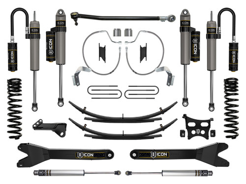 ICON 2023-2025 Ford F-250/F-350 Super Duty 4WD Diesel 4.5" Lift Stage 4 Suspension System w/ Radius Arms & Expansion Packs - K65903RL