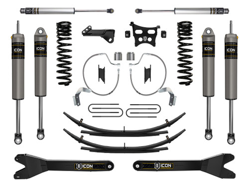 ICON 2023-2025 Ford F-250/F-350 Super Duty 4WD Gas 4.5" Lift Stage 3 Suspension System w/ Radius Arms & Expansion Packs - K65912RL