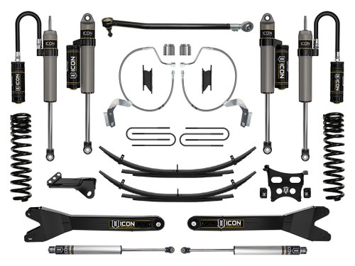 ICON 2023-2025 Ford F-250/F-350 Super Duty 4WD Gas 4.5" Lift Stage 4 Suspension System w/ Radius Arms & Expansion Packs - K65913RL