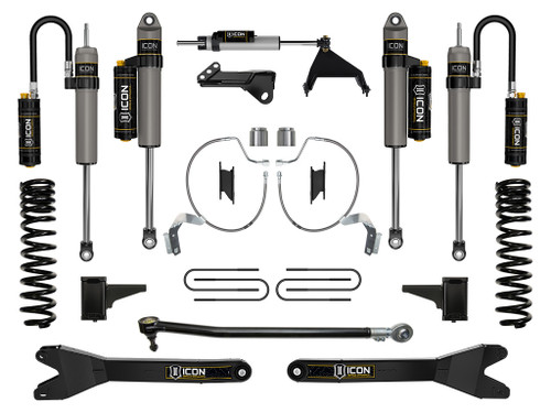ICON 2023-2025 Ford F-250/F-350 Super Duty 4WD Gas 4.5" Lift Stage 5 Suspension System w/ Radius Arms - K65914R