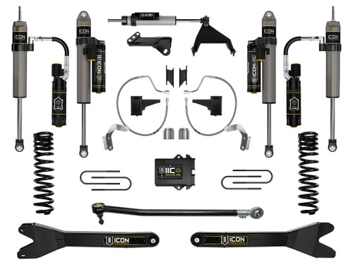 ICON 2023-2025 Ford F-250/F-350 Super Duty 4WD Gas 4.5" Lift Stage 8 Suspension System w/ Radius Arms - K65917R