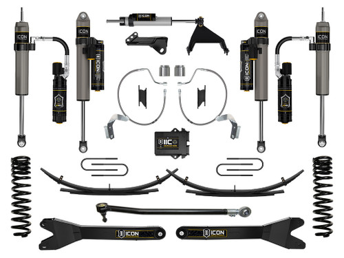 ICON 2023-2025 Ford F-250/F-350 Super Duty 4WD Gas 4.5" Lift Stage 8 Suspension System w/ Radius Arms & Expansion Packs - K65917RL