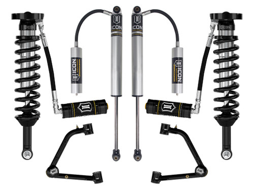ICON 2023-2024 GMC Canyon AT4 Denali & Elevation/Chevrolet Colorado Trail Boss 1.75-2.5" Lift Stage 3 Suspension System w/ Tubular Upper Control Arms - K73083T