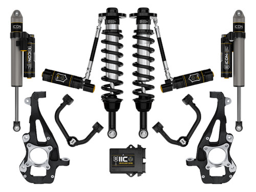 ICON 2021-2024 Ford F-150 4WD 3.5-4.5" Lift Stage 5 Suspension System Tubular - K93145T