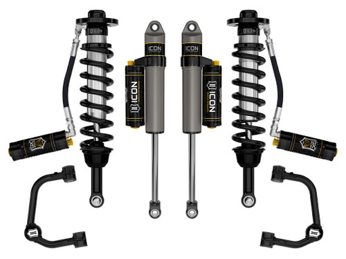 ICON 2021-2024 Ford F-150 Tremor 2.5-3" Lift Stage 4 Suspension System Tubular CDCV - K93164T
