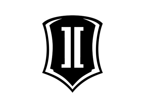 10 IN SHIELD BLACK - STICKER-SHIELD 10 IN B