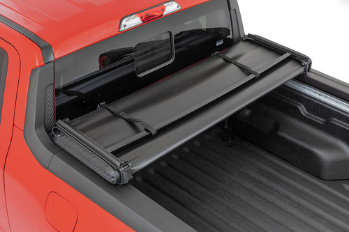 Rough Country - Soft Tri-Fold Bed Cover - 4'6 in. Bed - Ford Maverick 2WD/4WD (2022-2025) - 41534600A