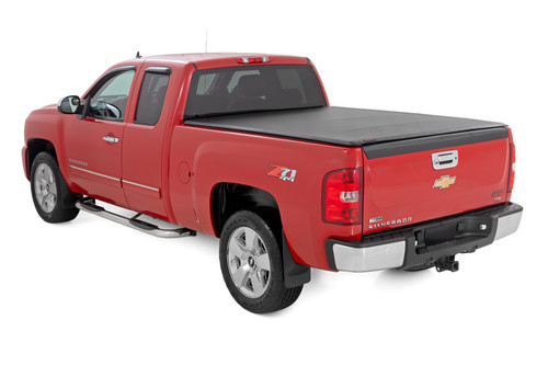 Rough Country - Soft Roll Up Bed Cover - 6'7 in. Bed - Chevy/GMC 1500/2500HD/3500HD (07-14) - 42207650