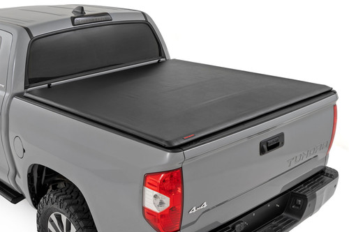 Rough Country - Soft Roll Up Bed Cover - 6'7 Bed - Toyota Tundra 2WD/4WD (2007-2021) - 42719650
