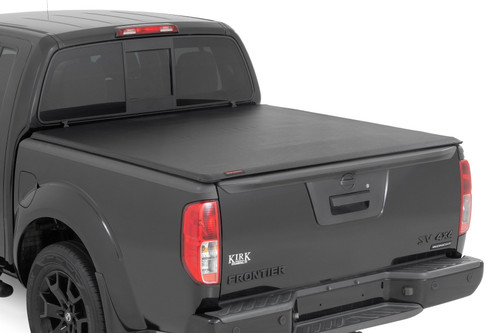 Rough Country - Soft Roll Up Bed Cover - 5' Bed - Nissan Frontier 2WD/4WD (2005-2021) - 42805500