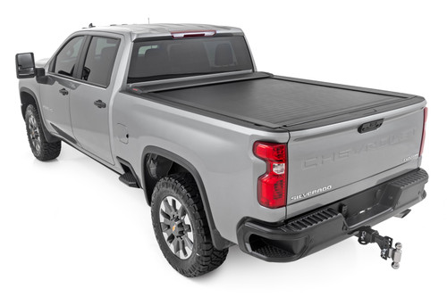 Rough Country - Retractable Bed Cover - 6'9 in. Bed - Chevy/GMC 2500HD/3500HD (20-25) - 46110690