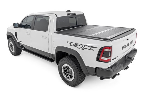 Rough Country - Hard Low Profile Bed Cover -6'4 in. - No Rambox - Ram 1500 (19-25)/1500 TRX (21-24) - 47320650B