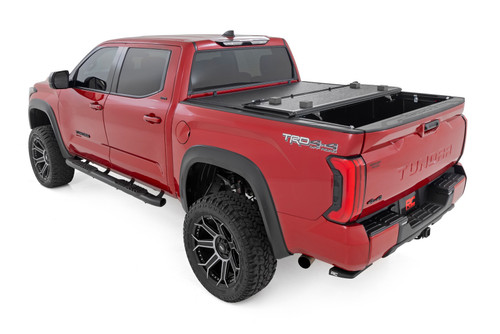 Rough Country - Hard Low Profile Bed Cover - 5'7 in. Bed - Cargo Mgmt - Toyota Tundra (22-25) - 47514551B
