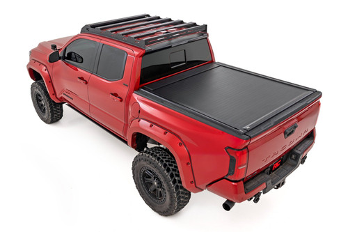Rough Country - Powered Retractable Bed Cover - 5' Bed - Toyota Tacoma 2WD/4WD (2024-2025) - 51515551 - 51515551