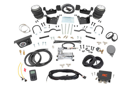 Rough Country - Air Spring Kit w/compressor - Wireless Controller - Chevy/GMC 2500HD/3500HD (20-25) - 10034WC