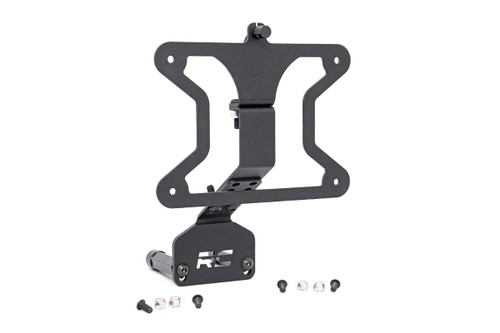 Rough Country - License Plate Relocation Bracket - Jeep Wrangler JK/Wrangler Unlimited (07-18) - 10541