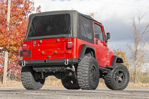 Rough Country - Rear Bumper - Full Width - Jeep Wrangler TJ (97-06)/Wrangler Unlimited (04-06) - 10591