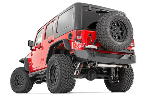 Rough Country - Rear Bumper - Rock Crawler - Tire Carrier - Jeep Wrangler JK/Wrangler Unlimited (07-18) - 10594A