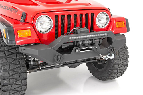 Rough Country - Front Bumper - Rock Crawler - Jeep Wrangler TJ (97-06)/Wrangler Unlimited (04-06) - 10595