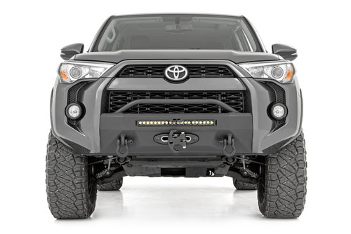 Rough Country - Front Bumper - Hybrid - 20 in. Blk LED - Toyota 4Runner 2WD/4WD (2014-2024) - 10744