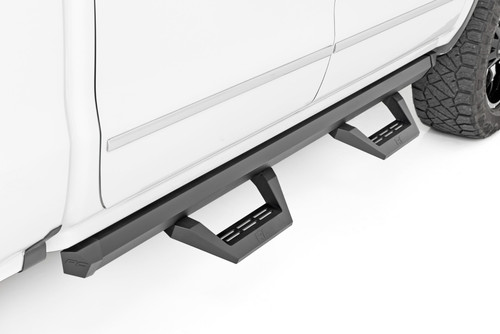 Rough Country - SRX2 Adj Aluminum Step - Crew Cab - Chevy/GMC 1500/2500HD/3500HD (07-18 & Classic) - 11009A
