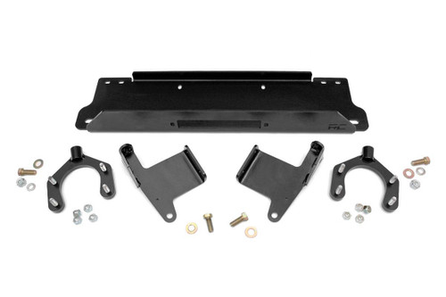 Rough Country - Winch Mounting Plate - Factory Bmpr - Jeep Wrangler JK/Wrangler Unlimited (07-18) - 1162
