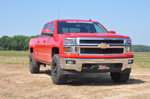 Rough Country - 2.5 Inch Leveling Kit - Stamped Steel - Chevy/GMC Sierra 1500 (16-18)/Silverado 1500 (07-18) - 1312