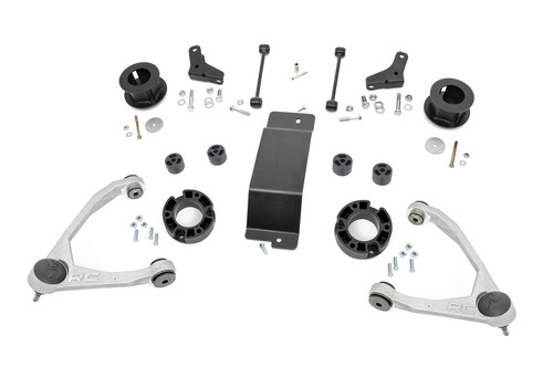 Rough Country - 3.5 Inch Lift Kit - Forged UCAs - Chevy/GMC SUV 1500 2WD/4WD (2007-2020) - 19331