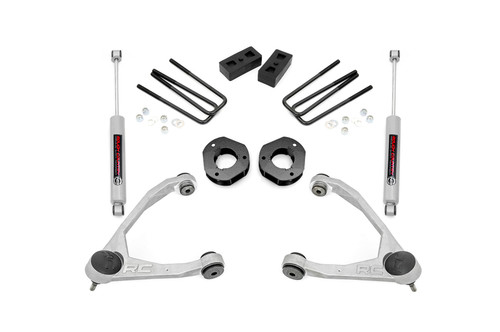 Rough Country - 3.5 Inch Lift Kit - Forged UCA - Cast Steel - Chevy/GMC 1500 (07-16) - 19831