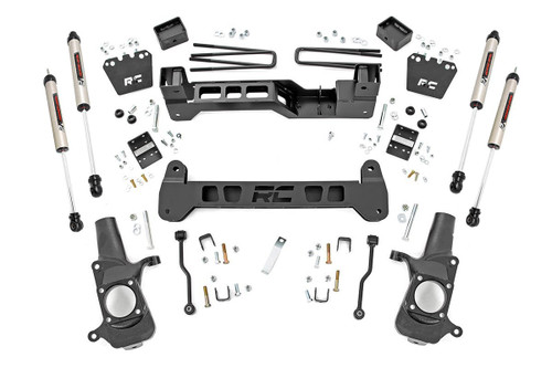Rough Country - 6 Inch Lift Kit - V2 - Chevy Silverado & GMC Sierra 2500HD 2WD (2001-2010) - 22070