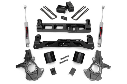 Rough Country - 5 Inch Lift Kit - Chevy Silverado & GMC Sierra 1500 2WD (2007-2013) - 26130