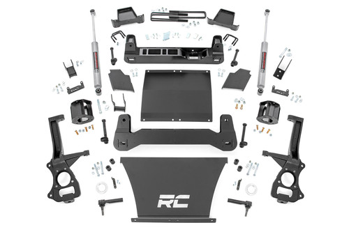 Rough Country - 4 Inch Lift Kit - AT4/Trailboss - Chevy/GMC Sierra 1500 (19-24)/Silverado 1500 (19-24) - 27531