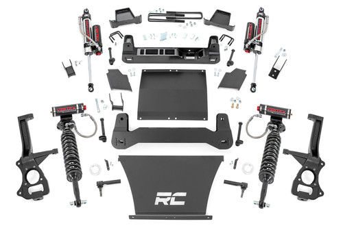Rough Country - 4 Inch Lift Kit - AT4/Trailboss - Vertex - Chevy/GMC Sierra 1500 (19-24)/Silverado 1500 (19-24) - 27550