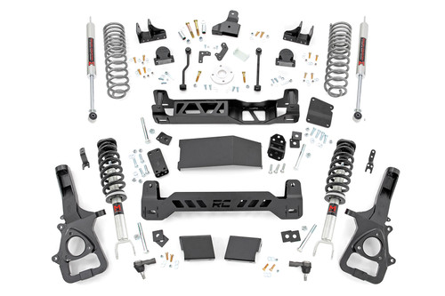 Rough Country - 6 Inch Lift Kit - M1/M1 - Dual Rate Coils - Ram 1500 4WD (2019-2024) - 33440