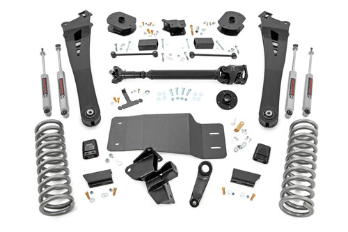 Rough Country - 5 Inch Lift Kit - Fr D/S - 10 Bolt T-Case - Ram 3500 4WD (2025) - 35230